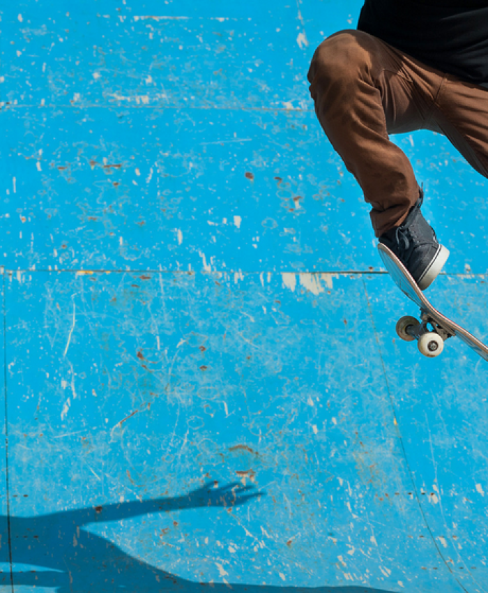 Les internes à l’Océanis pour un documentaire sur le skateboard